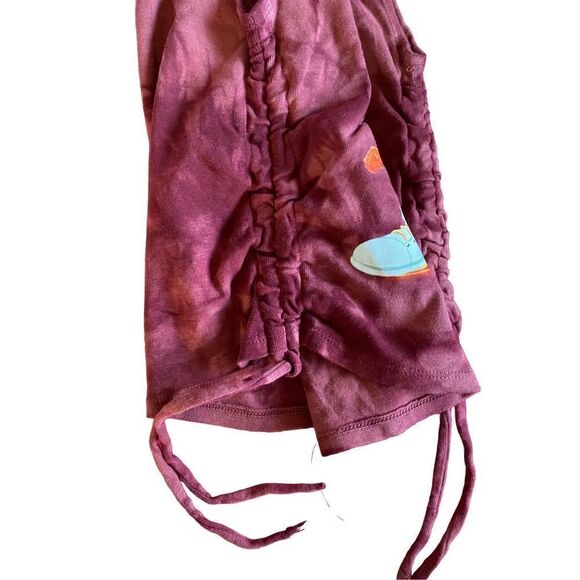 Cheetos Flamin hot cropped side rauched tank top size med - Picture 3 of 4